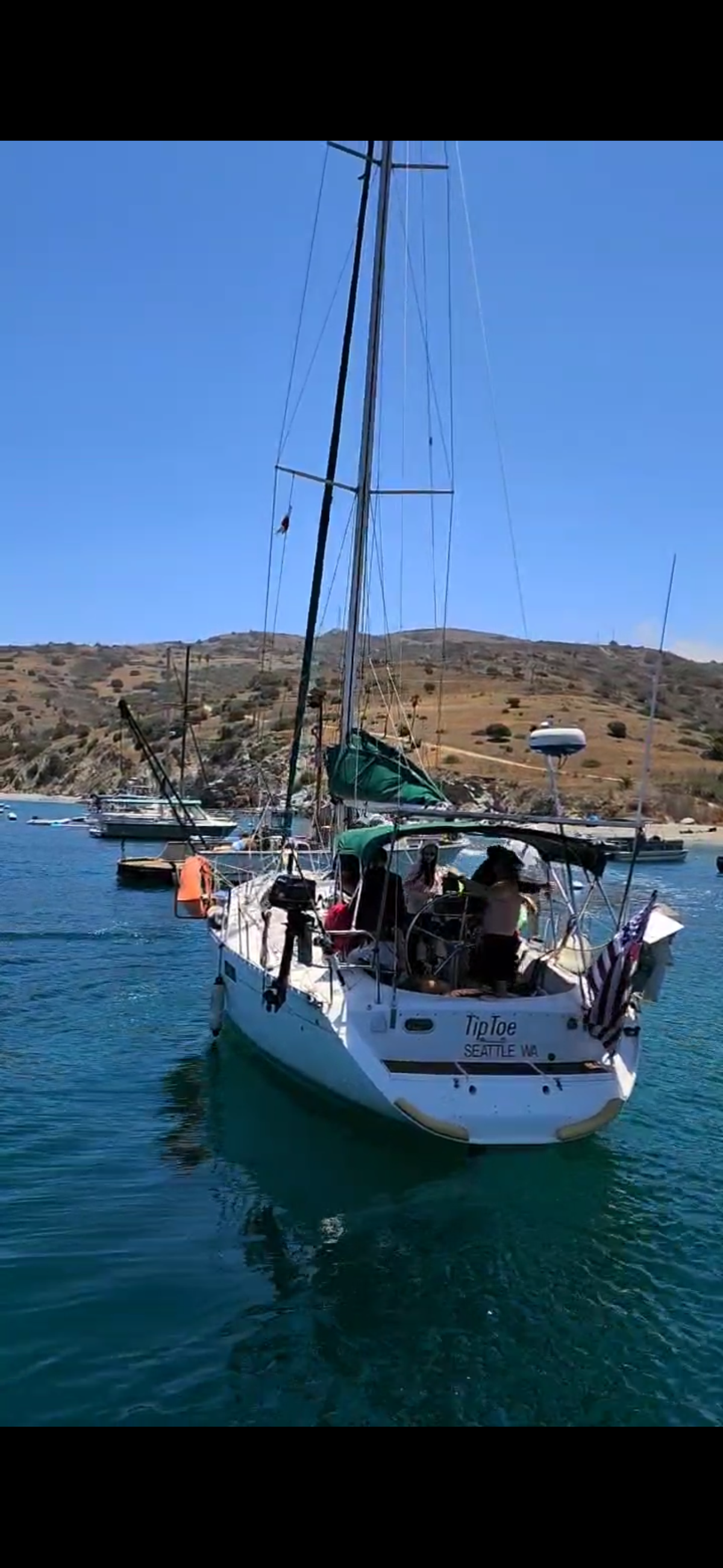 Catalina Island express - Beneteau Oceanis 40ft sailboat overnight tour